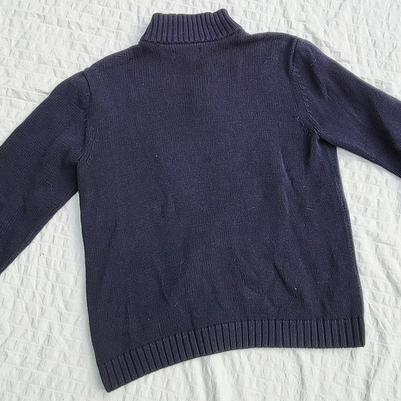 Chaps Navy Blue Quarter Zip - Picture 4 of 4